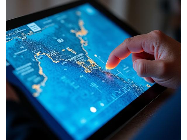 ユーザーが操作するカスタム釣り場マップのデジタルインターフェース